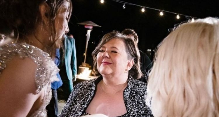 Fausto Augilera's ex-wife at daughter Rachel Augilera 's wedding. 